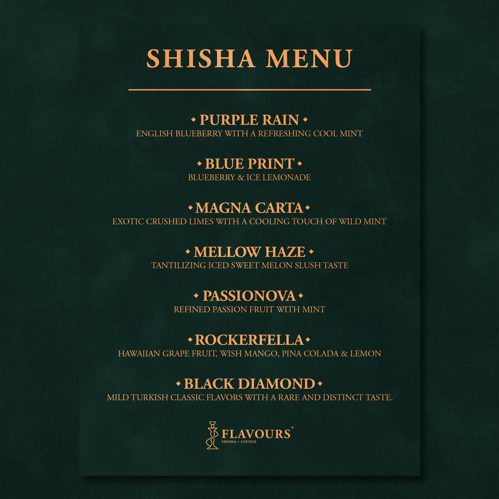 Flavours Shisha Lounge brand detail 8